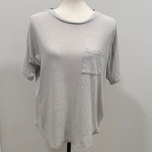 Altar'd State Light Gray Short Sleeve Tee